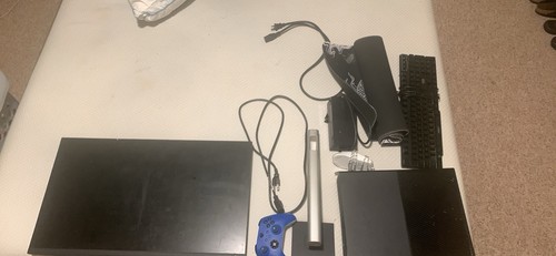 Xbox with cords and - 1, plugs